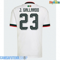 Camisa de time de futebol México Jesus Gallardo #23 Replicas 2º Equipamento Mundo 2026 Manga Curta
